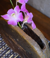 古村其飯 "丸型花入れ 小" (沖縄・荒焼)