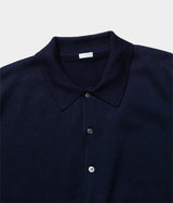 A.PRESSE "Cotton Knit S/S Polo Shirts"