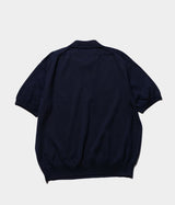 A.PRESSE "Cotton Knit S/S Polo Shirts"