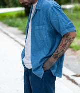 SENUI "RYUKYU INDIGO DYED S/S Shirt"