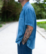 SENUI "RYUKYU INDIGO DYED S/S Shirt"