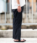 STILL BY HAND "DN02231" wide denim pants