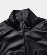 SSSTEIN "LEATHER WINDBREAKER JACKET"