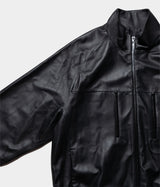 SSSTEIN "LEATHER WINDBREAKER JACKET"