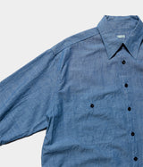 A.PRESSE "BB Washed Chambray Shirt"