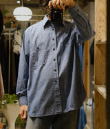 A.PRESSE "BB Washed Chambray Shirt"