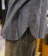 A.PRESSE "BB Washed Chambray Shirt"