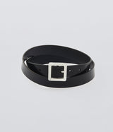 XOLO JEWELRY "Square Buckle -Black Leather-"
