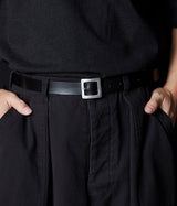 XOLO JEWELRY "Square Buckle -Black Leather-"