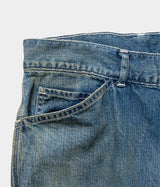 A.PRESSE "Vintage Military Denim Trousers"