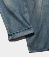 A.PRESSE "Vintage Military Denim Trousers"