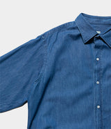 A.PRESSE "Washed Denim Shirt"