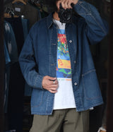 A.PRESSE "Denim Coverall Jacket"