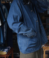 A.PRESSE "Denim Coverall Jacket"