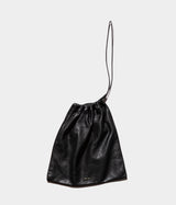 COMESANDGOES "COW LEATHER DRAWSTRING BAG (LARGE)"
