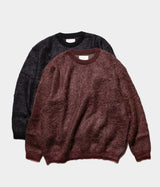 YOKE "3COLOR JACQUARD MOH AIR SWEATER"