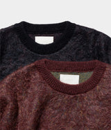 YOKE "3COLOR JACQUARD MOH AIR SWEATER"