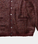 YOKE "3COLOR JACQUARD MOHAIR CARDIGAN"