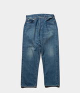 A.PRESSE "Washed Denim Wide Pants"
