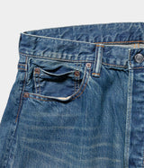 A.PRESSE "Washed Denim Wide Pants"