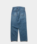 A.PRESSE "Washed Denim Wide Pants"
