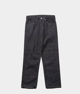 A.PRESSE "Black Washed Denim Pants"
