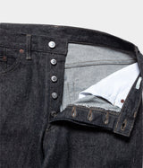 A.PRESSE "Black Washed Denim Pants"
