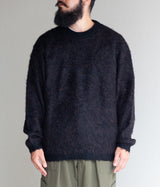 YOKE "3COLOR JACQUARD MOH AIR SWEATER"