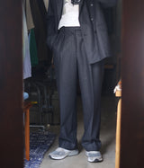 A.PRESSE "Wide Tapered Trousers"