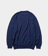 STILL BY HAND "KN05233" 7G pullover knit