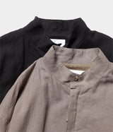 STILL BY HAND "BL03233" Linen short blouse