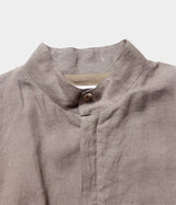 STILL BY HAND "BL03233" Linen short blouse