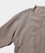 STILL BY HAND "BL03233" Linen short blouse
