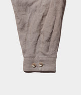 STILL BY HAND "BL03233" Linen short blouse