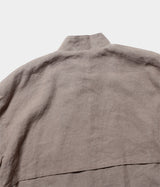 STILL BY HAND "BL03233" Linen short blouse