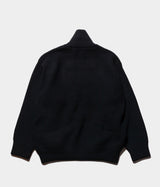SSSTEIN "OVERSIZED DRIVERS KNIT ZIP JACKET"