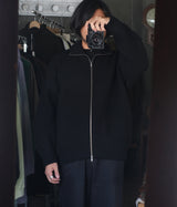 SSSTEIN "OVERSIZED DRIVERS KNIT ZIP JACKET"