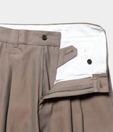 STILL BY HAND "PT04233" Cotton chambray pants