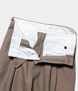 STILL BY HAND "PT04233" Cotton chambray pants