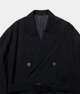 YOKO SAKAMOTO "TWEED DOUBLE BREASTED COAT"