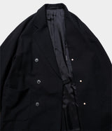 YOKO SAKAMOTO "TWEED DOUBLE BREASTED COAT"