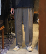 STILL BY HAND "PT04233" Cotton chambray pants