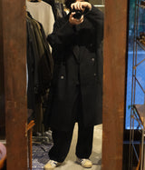 YOKO SAKAMOTO "TWEED DOUBLE BREASTED COAT"