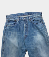 A.PRESSE "Washed Denim Pants E  Bleach"
