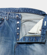 A.PRESSE "Washed Denim Pants E  Bleach"