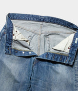 A.PRESSE "Washed Denim Pants E  Bleach"