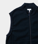 STILL BY HAND "VE02233" zip up vest