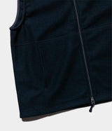 STILL BY HAND "VE02233" zip up vest
