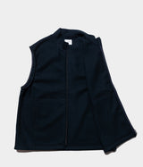 STILL BY HAND "VE02233" zip up vest