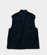 STILL BY HAND "VE02233" zip up vest